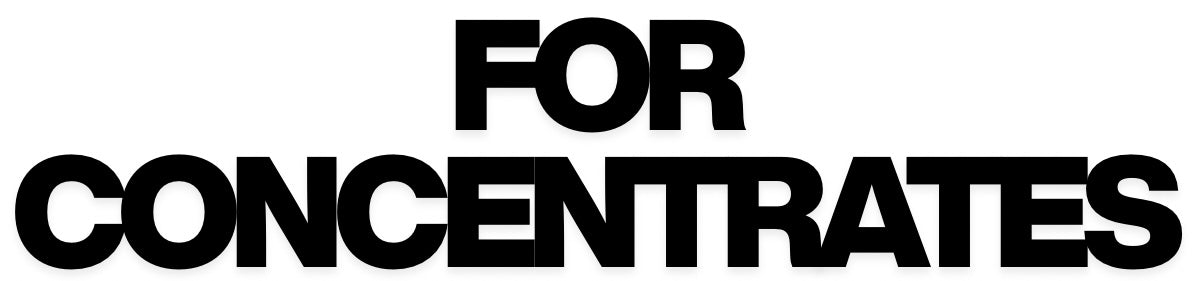 For Concentrates Logo