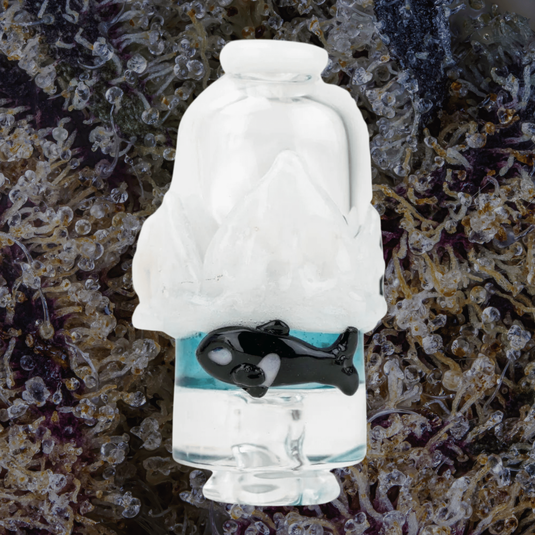 Empire Glassworks Avenge the Arctic Puffco Pivot Top | Trichly