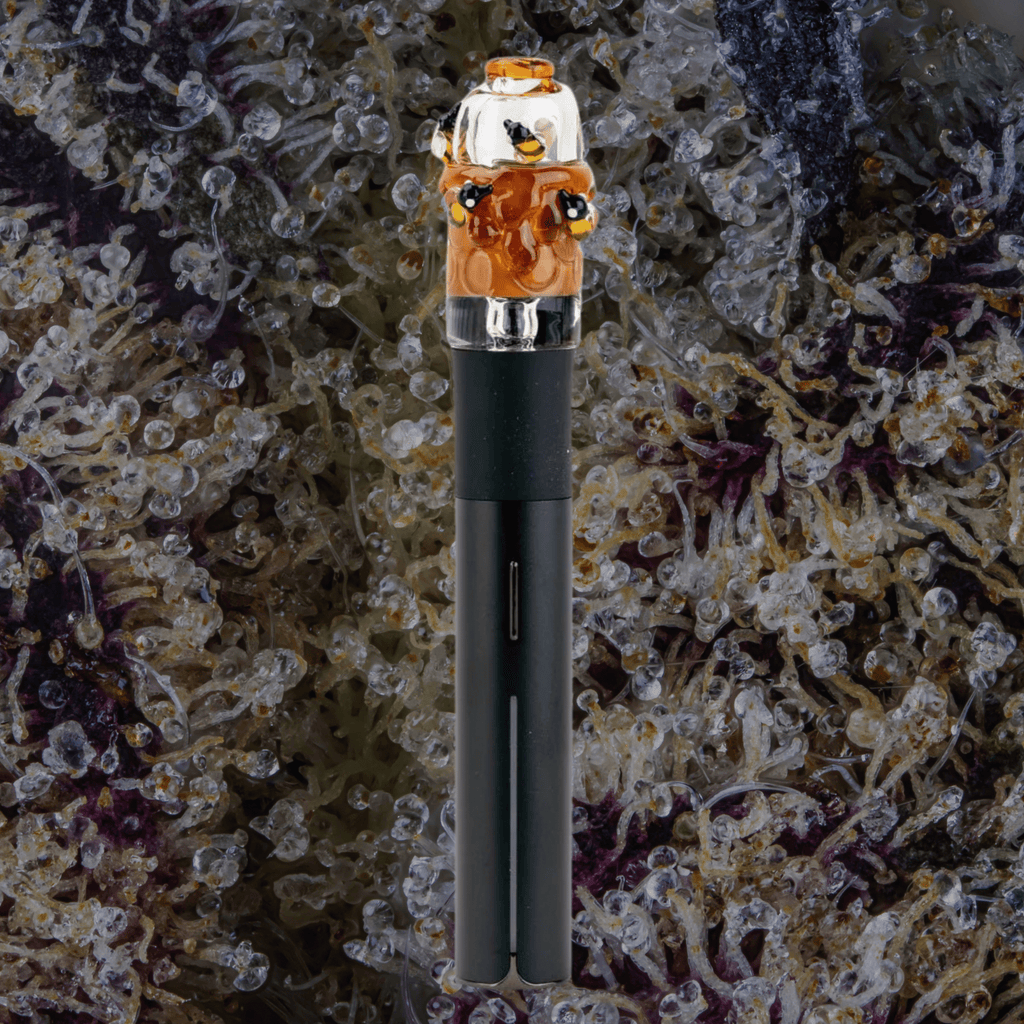 Empire Glassworks Save the Bees Puffco Pivot Top | Trichly