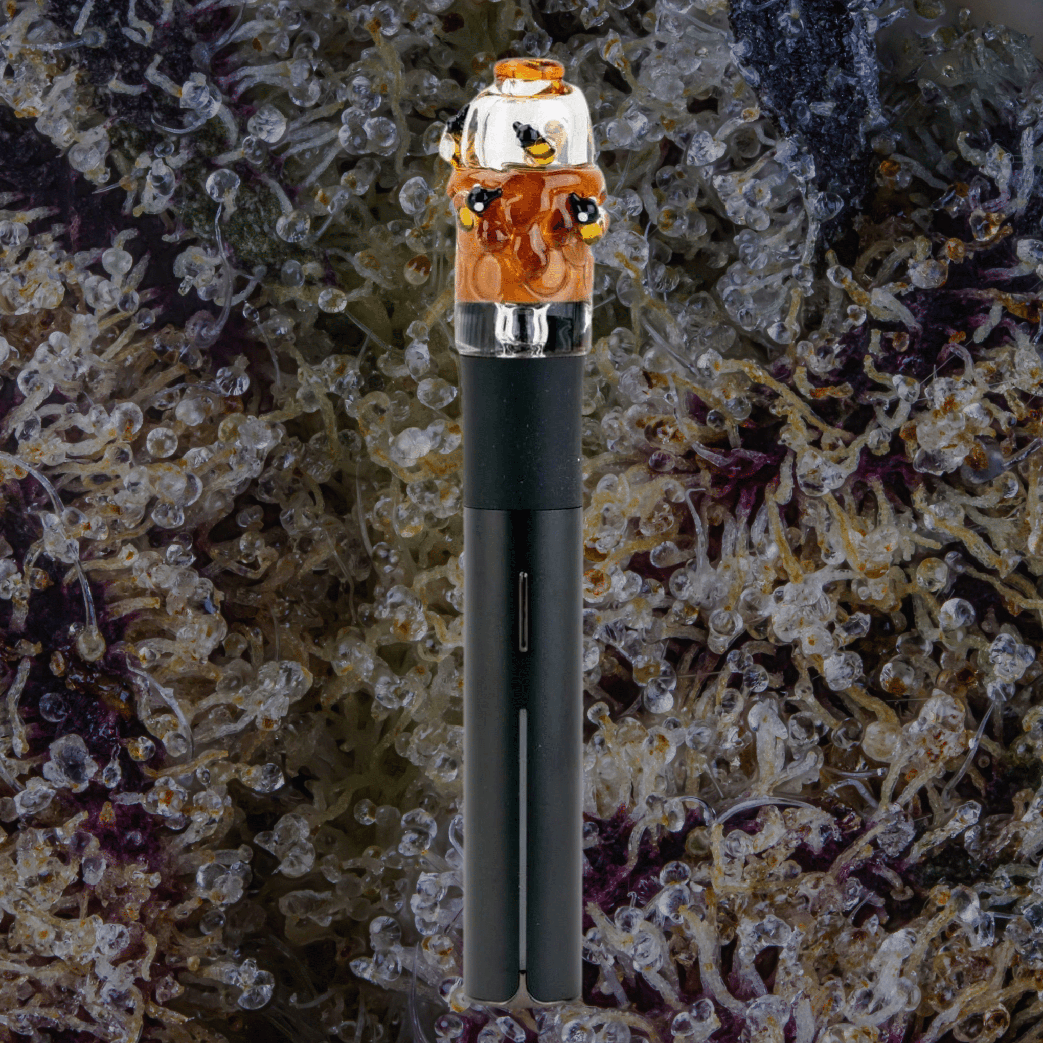 Empire Glassworks Save the Bees Puffco Pivot Top | Trichly