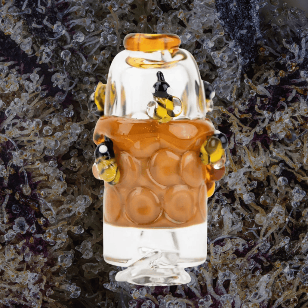 Empire Glassworks Save the Bees Puffco Pivot Top | Trichly