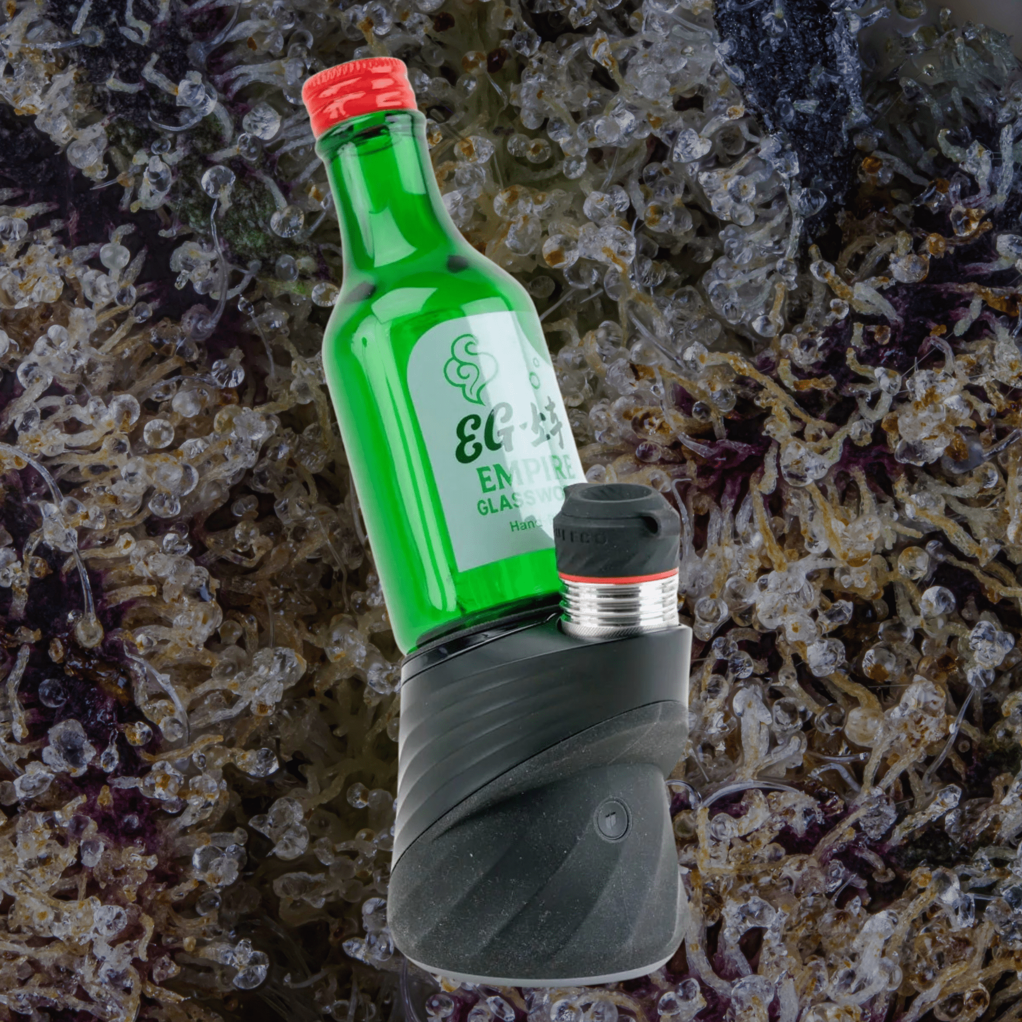 Empire Glassworks Soju Bottle Puffco Peak/Peak Pro Glass Top | Trichly