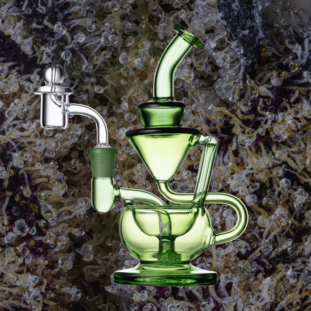 Human Grade 8" Recycler Matrix Green | Trichly