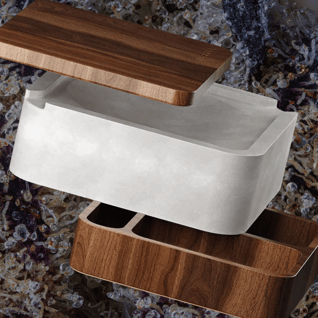 Vessel Ash Ashtray & Storage Black | Trichly