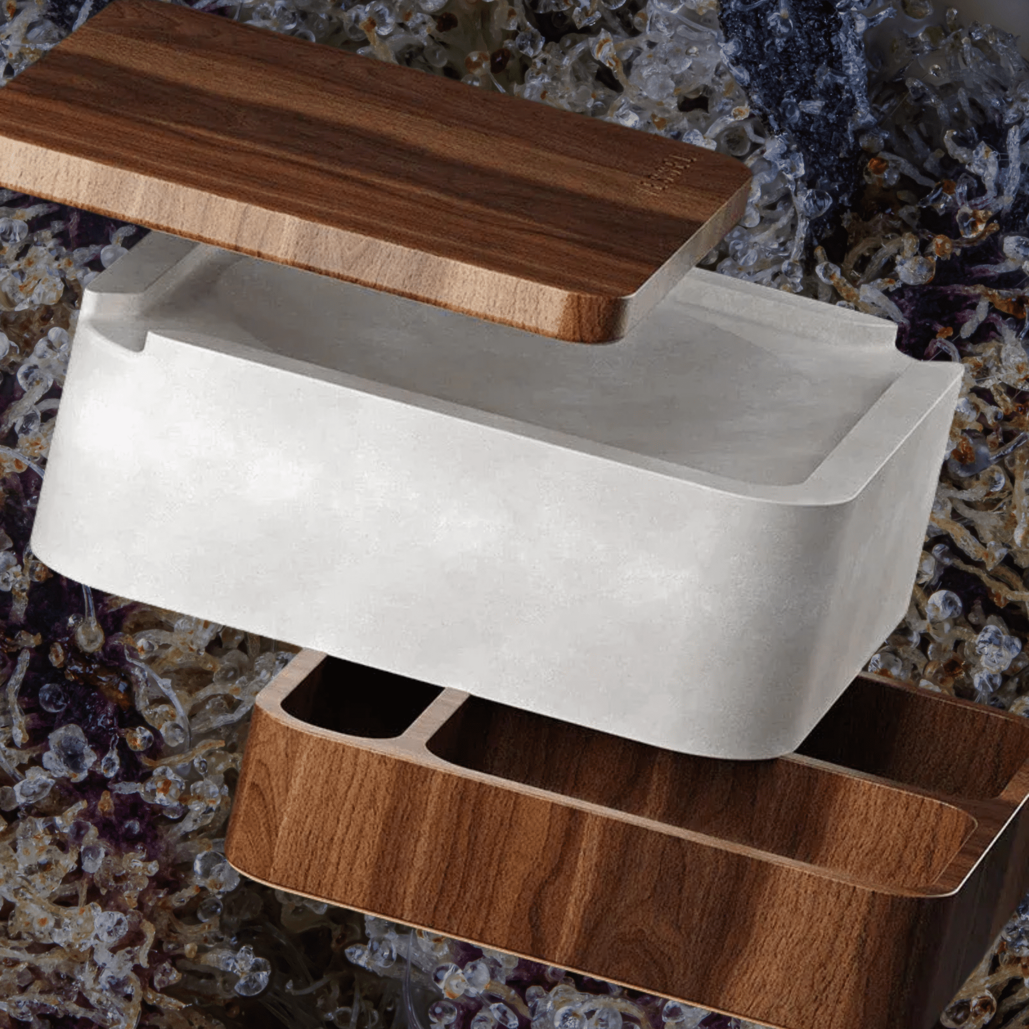 Vessel Ash Ashtray & Storage Black | Trichly