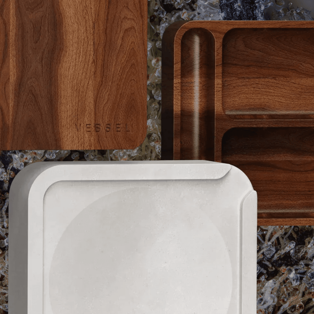 Vessel Ash Ashtray & Storage Black | Trichly
