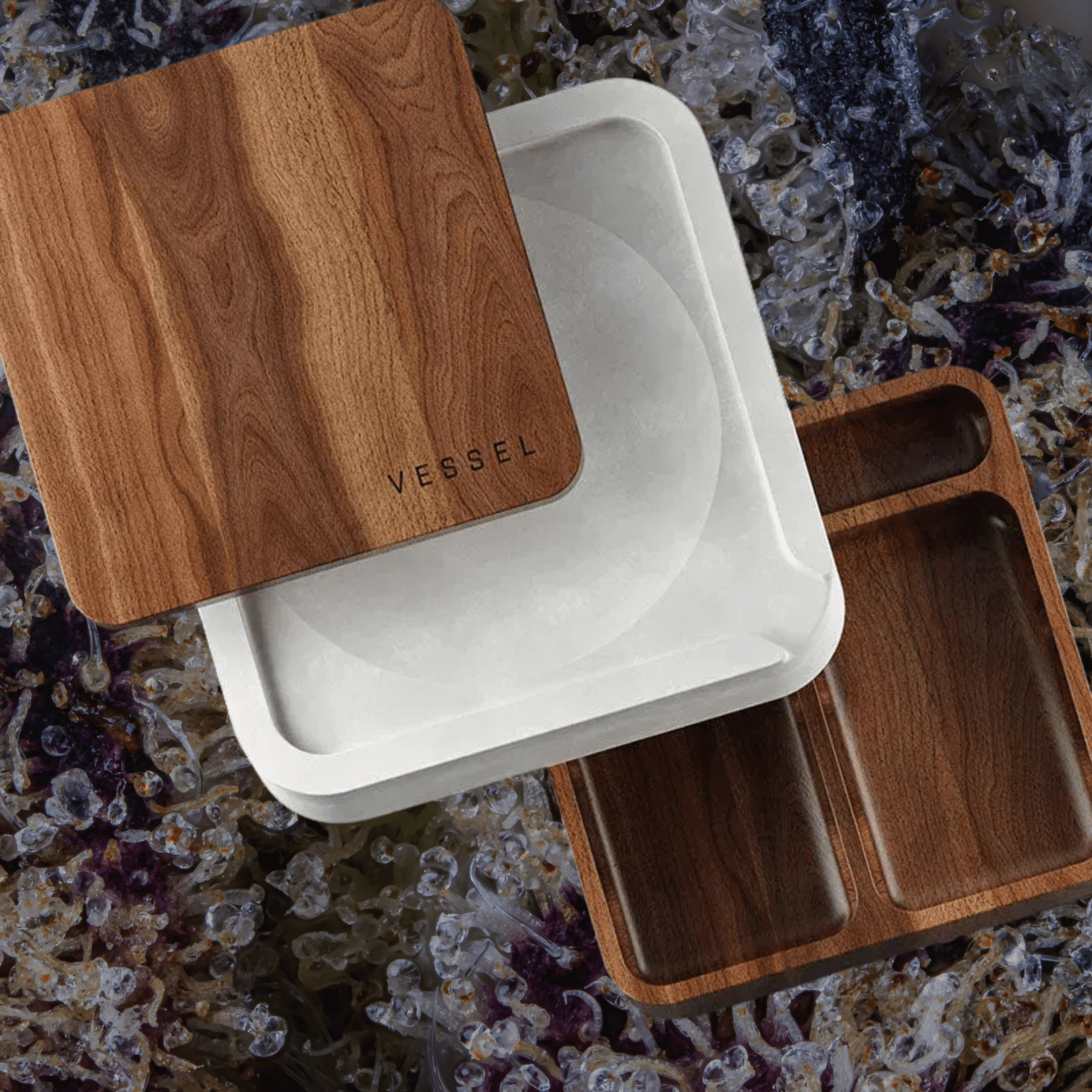 Vessel Ash Ashtray & Storage Black | Trichly