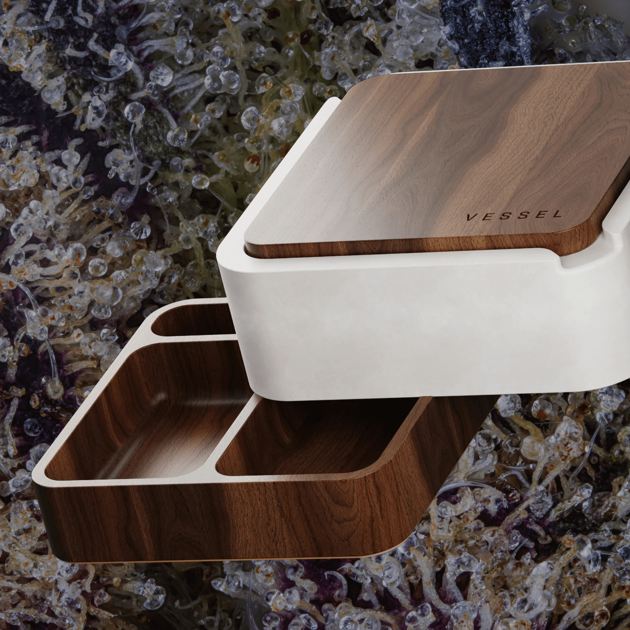 Vessel Ash Ashtray & Storage Black | Trichly