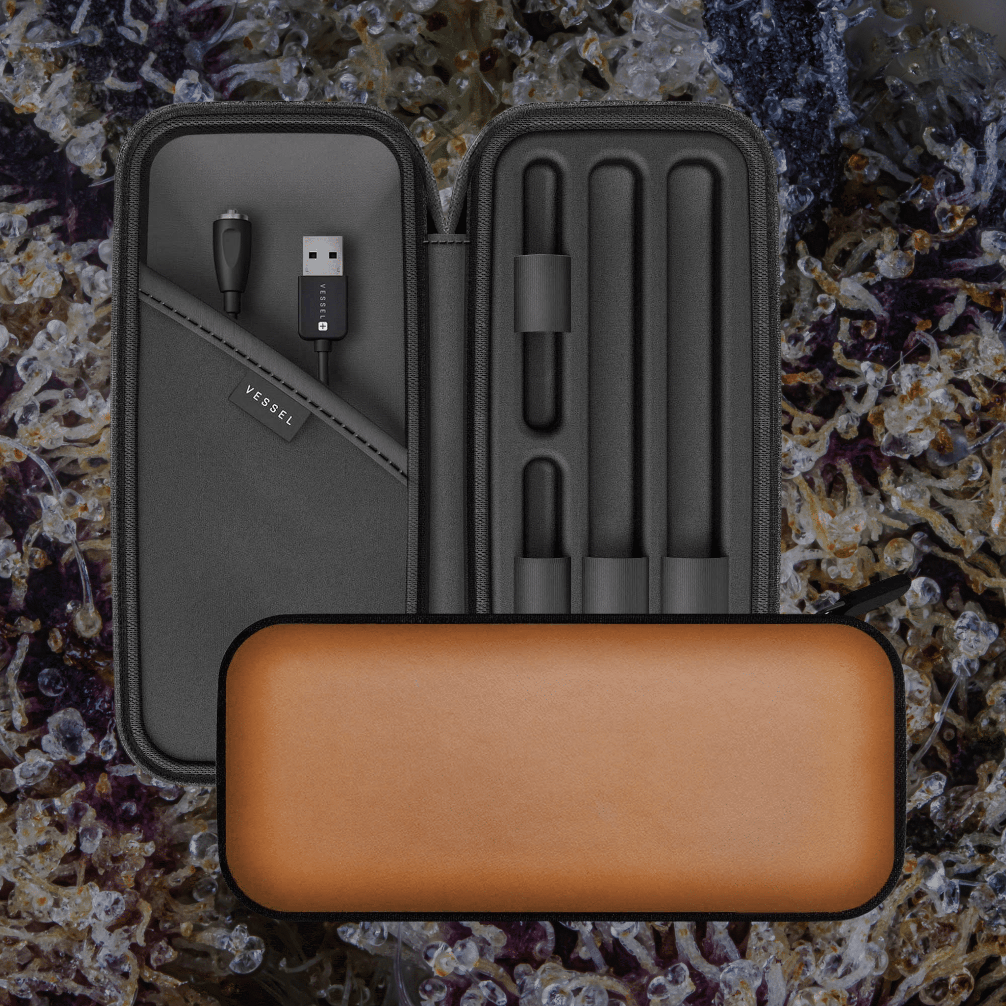 Vessel Rover 510 Thread Battery Carrying Case Navy | Trichly