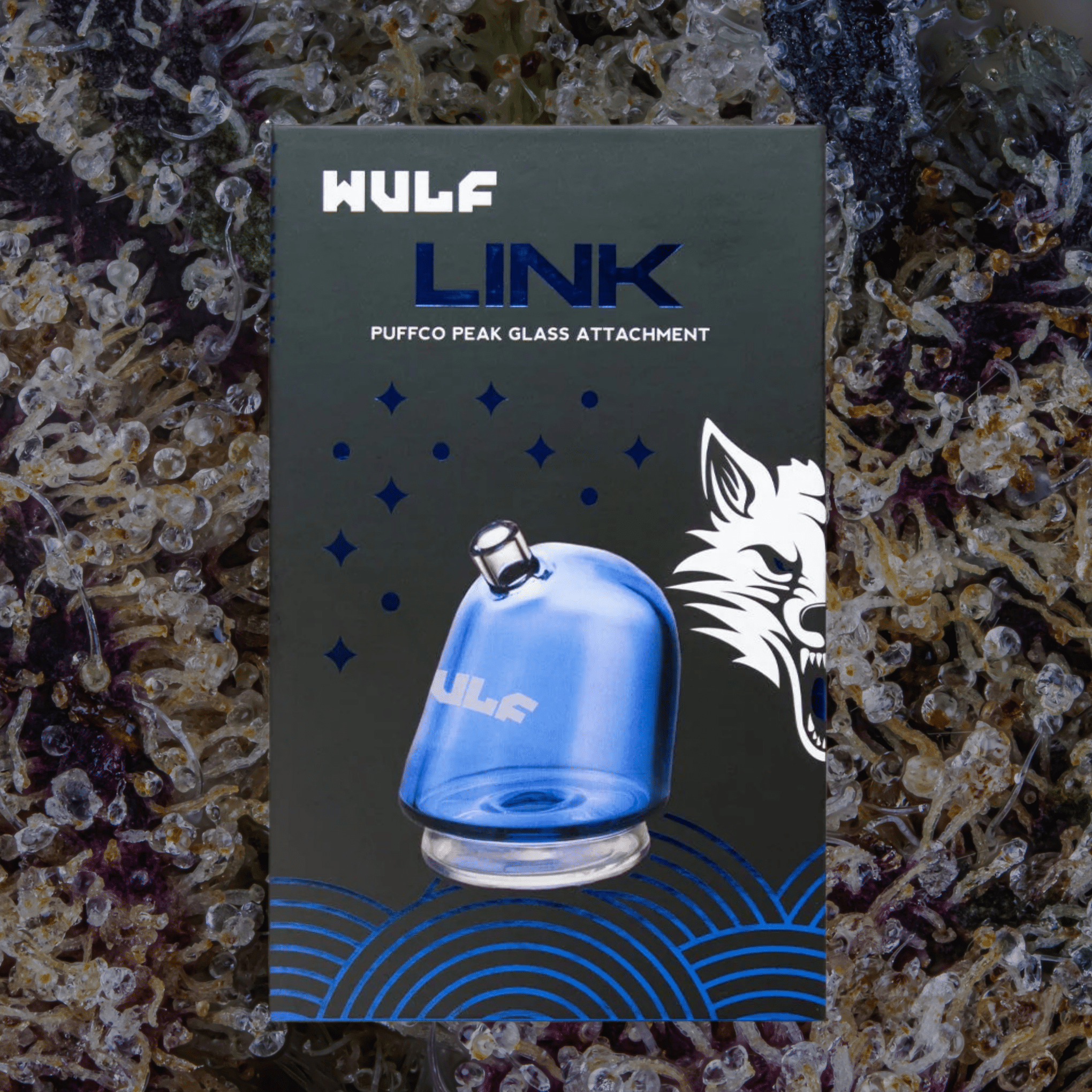 Wulf Mods Link Puffco Peak Top Blue | Trichly