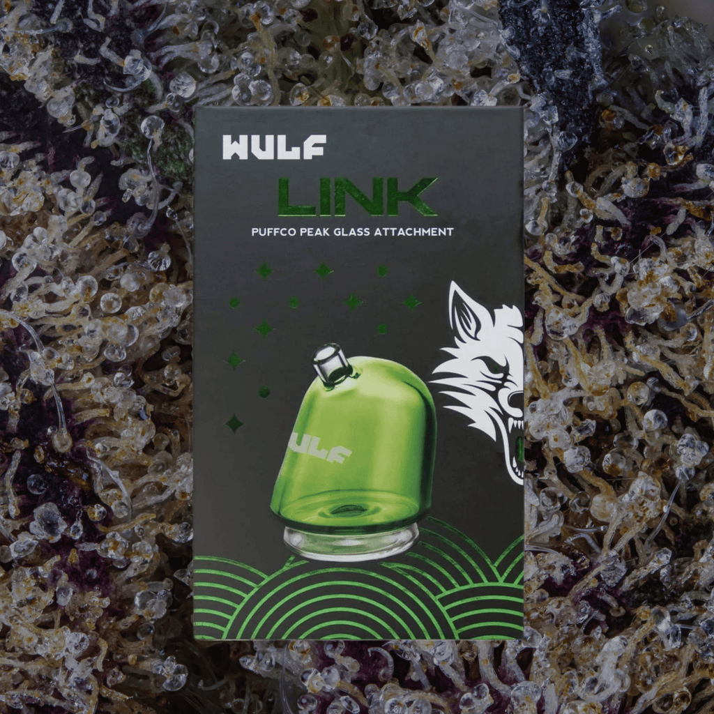 Wulf Mods Link Puffco Peak Top Green | Trichly