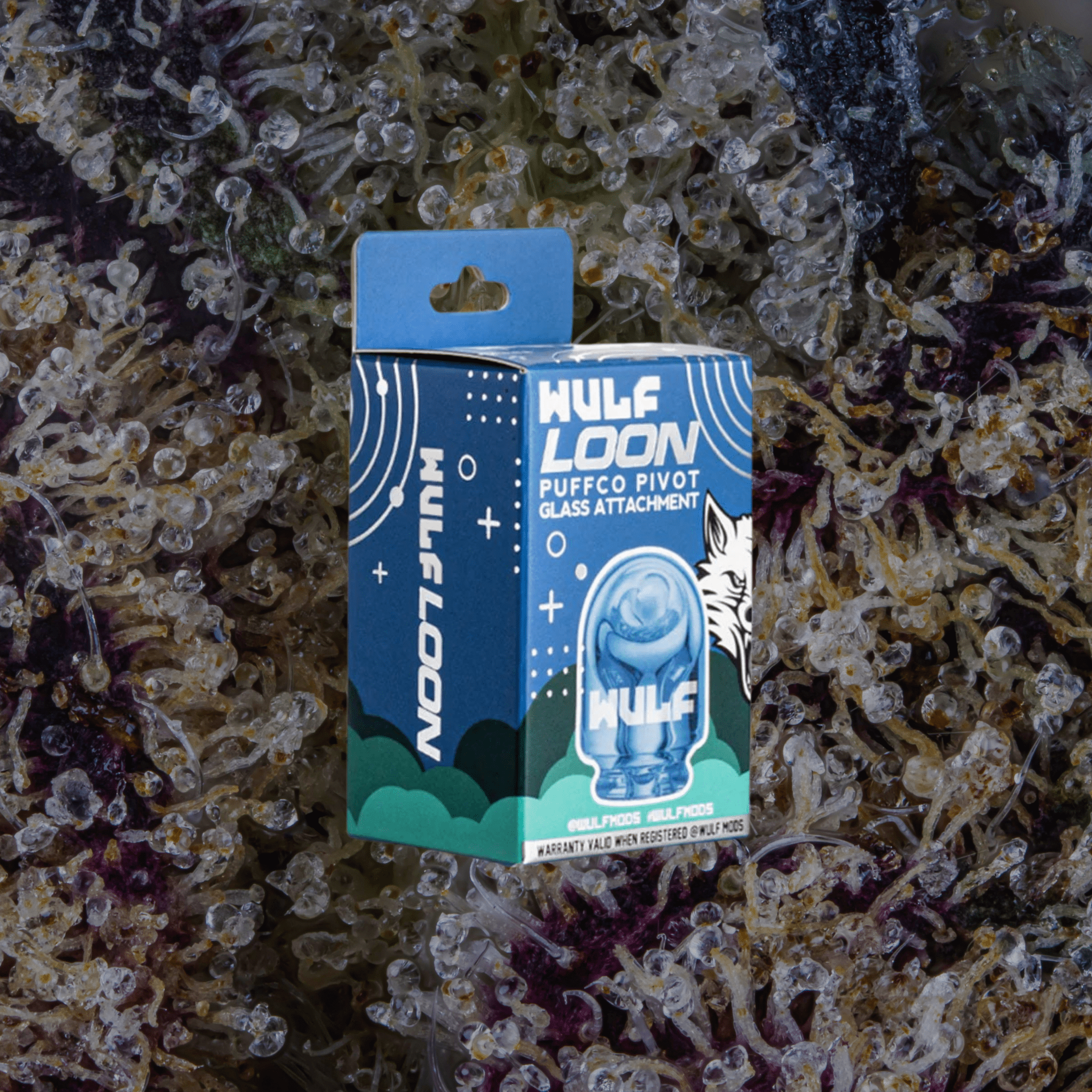 Wulf Mods Loon Puffco Pivot Top Blue | Trichly