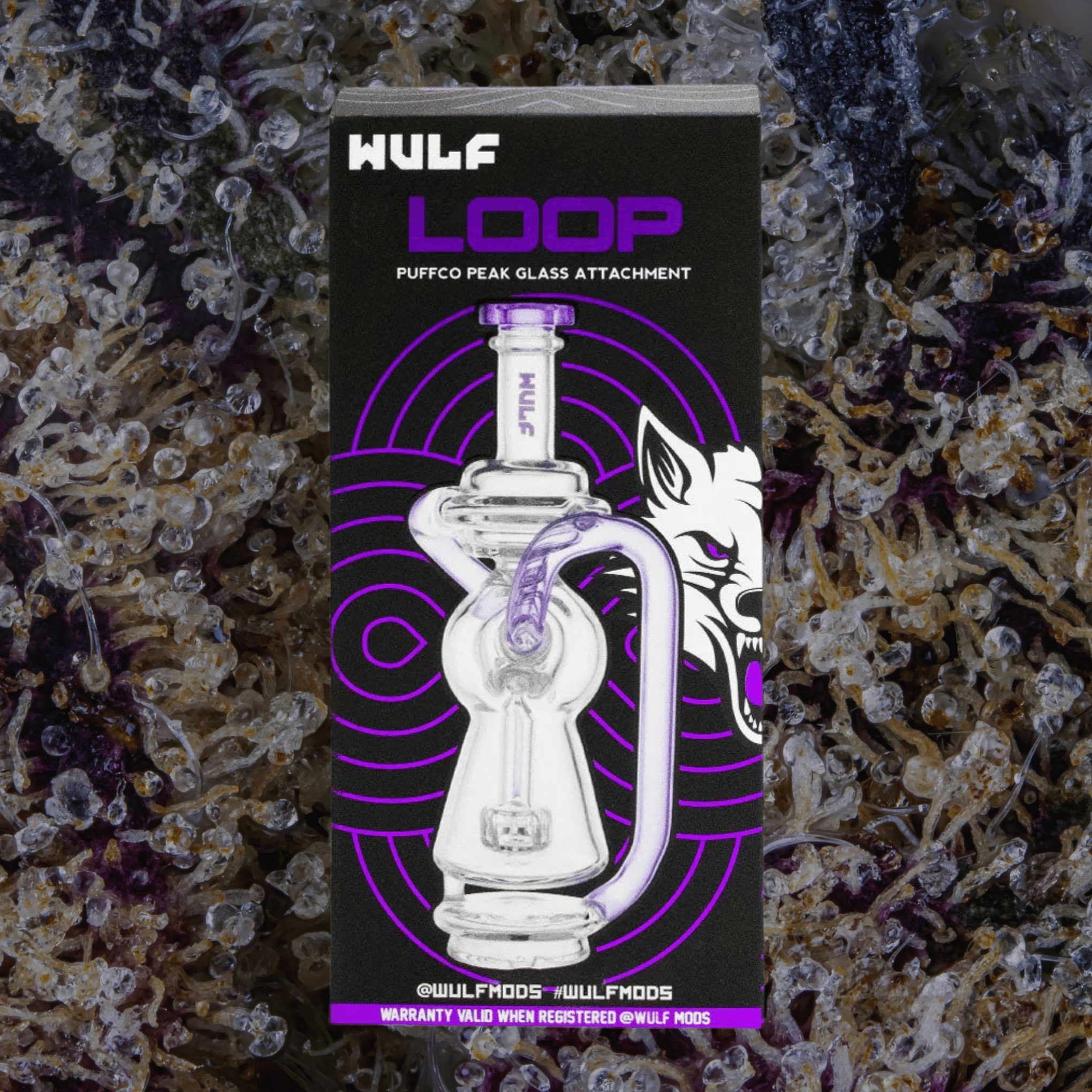 Wulf Mods Loop Puffco Peak Top Purple | Trichly