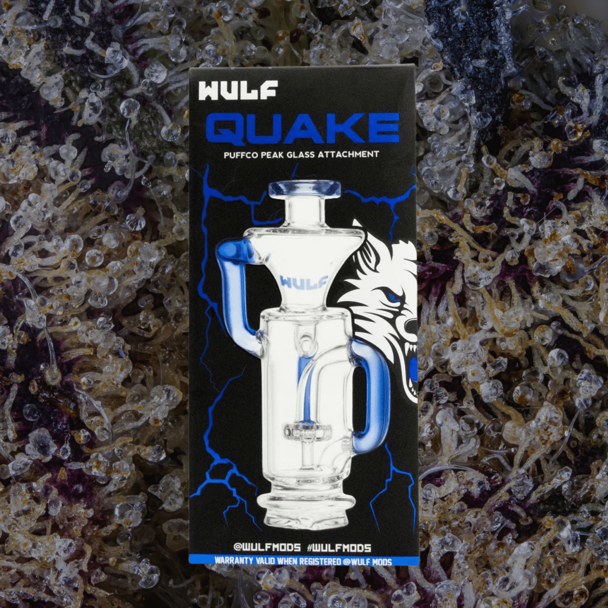 Wulf Mods Quake Puffco Peak Top Blue | Trichly