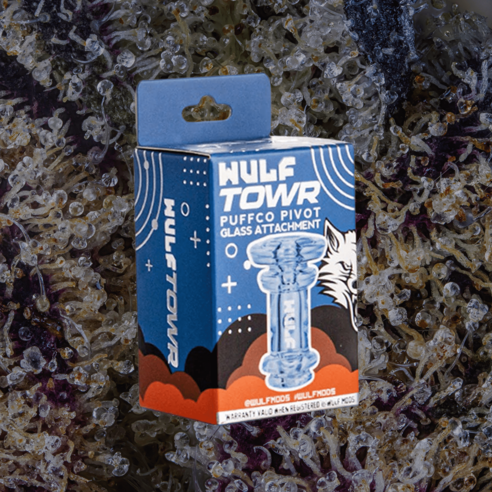 Wulf Mods Towr Puffco Pivot Top Blue | Trichly