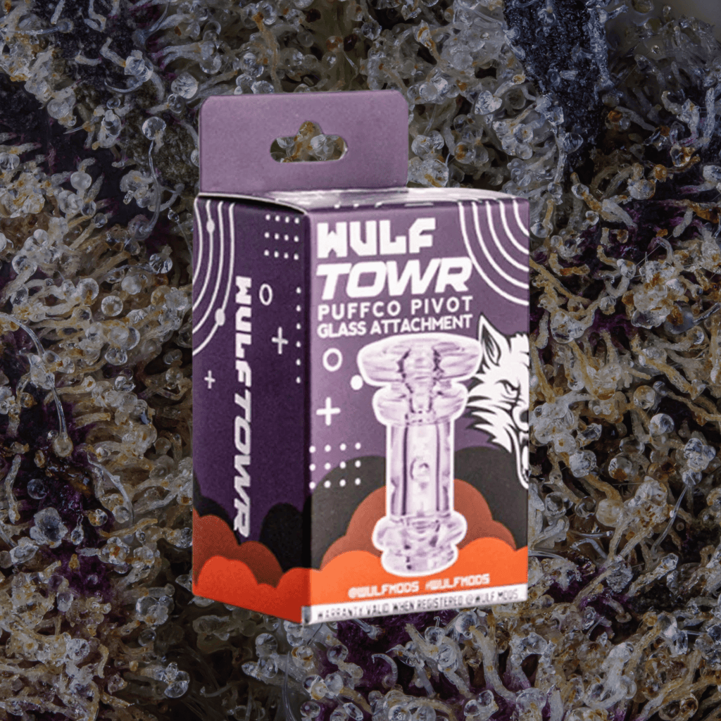Wulf Mods Towr Puffco Pivot Top Purple | Trichly