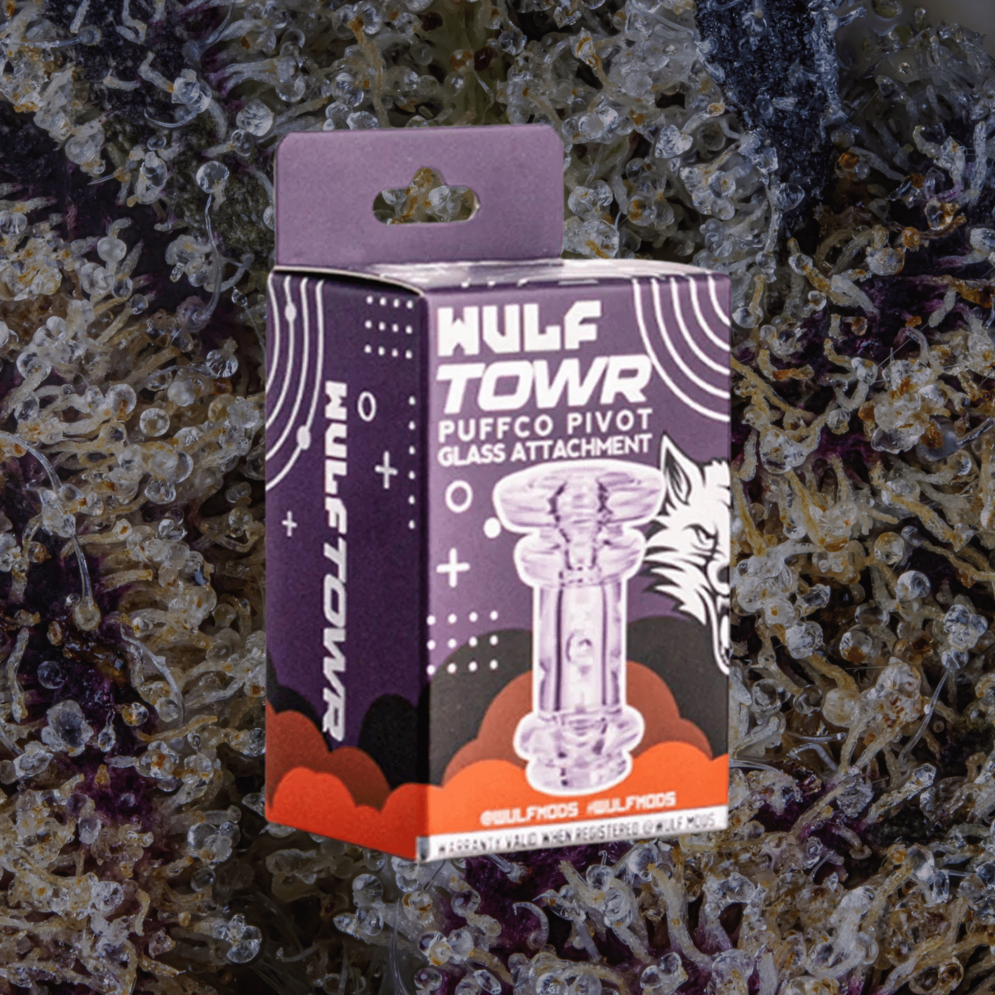 Wulf Mods Towr Puffco Pivot Top Purple | Trichly