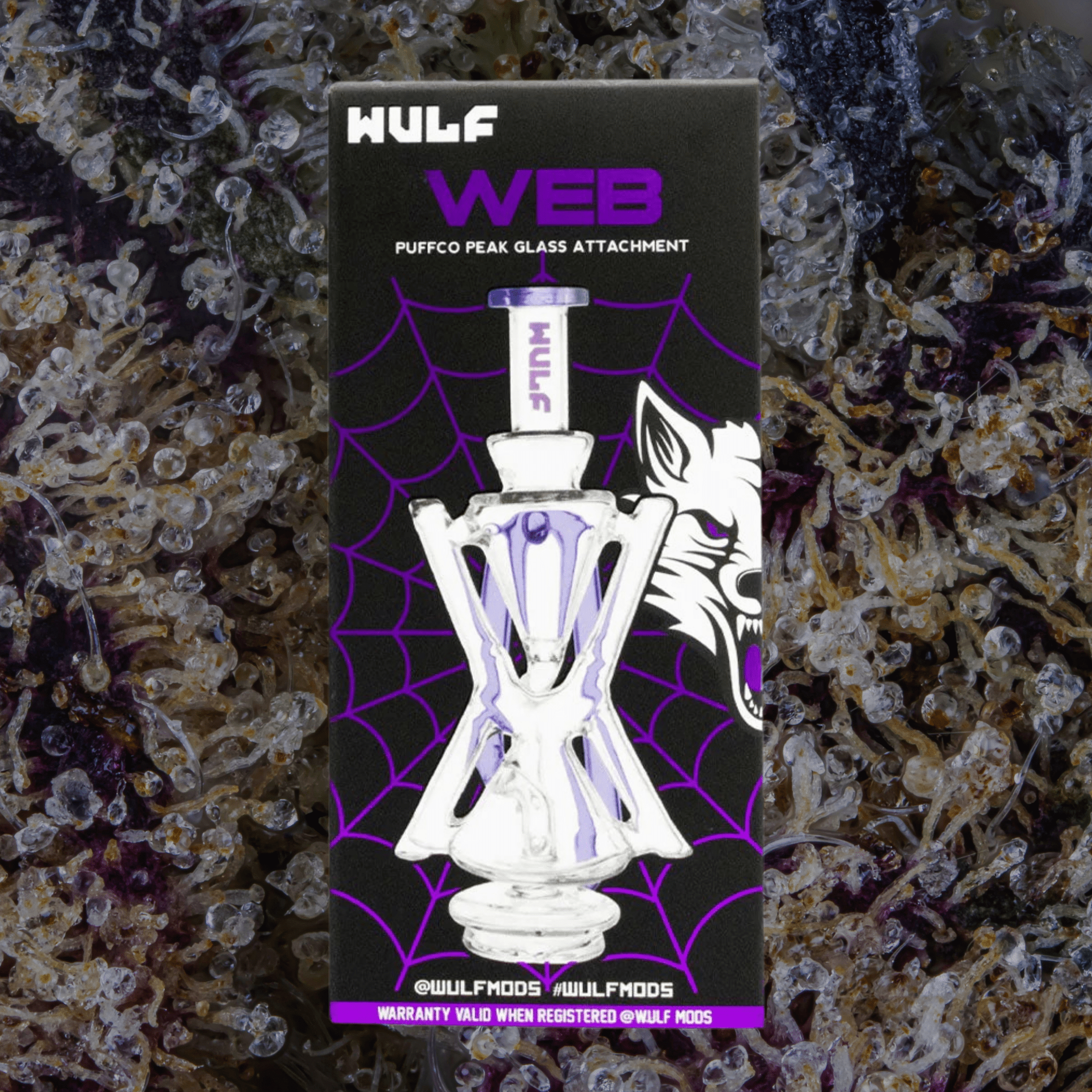 Wulf Mods Web Puffco Peak Top Purple | Trichly