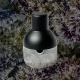 NWTN Home Beacon glass ashtray with lighter and hemp-wick holder photo 3