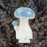 Empire Glassworks Blue Mushroom Puffco Pivot Glass Top, glass from Trichly photo 1