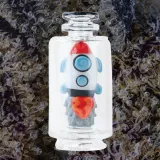 Empire Glassworks Rocket Ship Peak Top, glass from Trichly photo 1