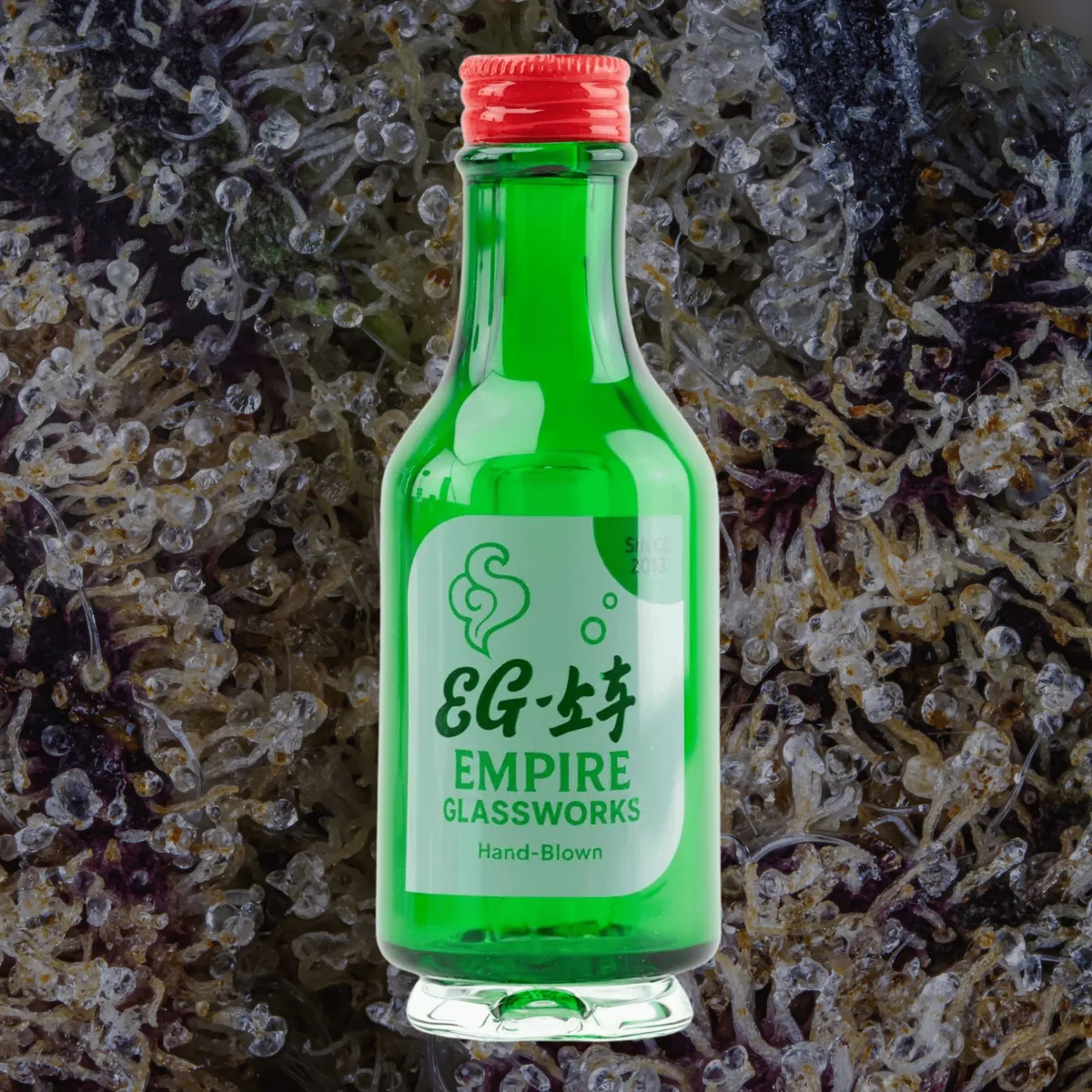 Empire Glassworks Soju Bottle Puffco Peak/Peak Pro Glass Top — glass from Trichly
