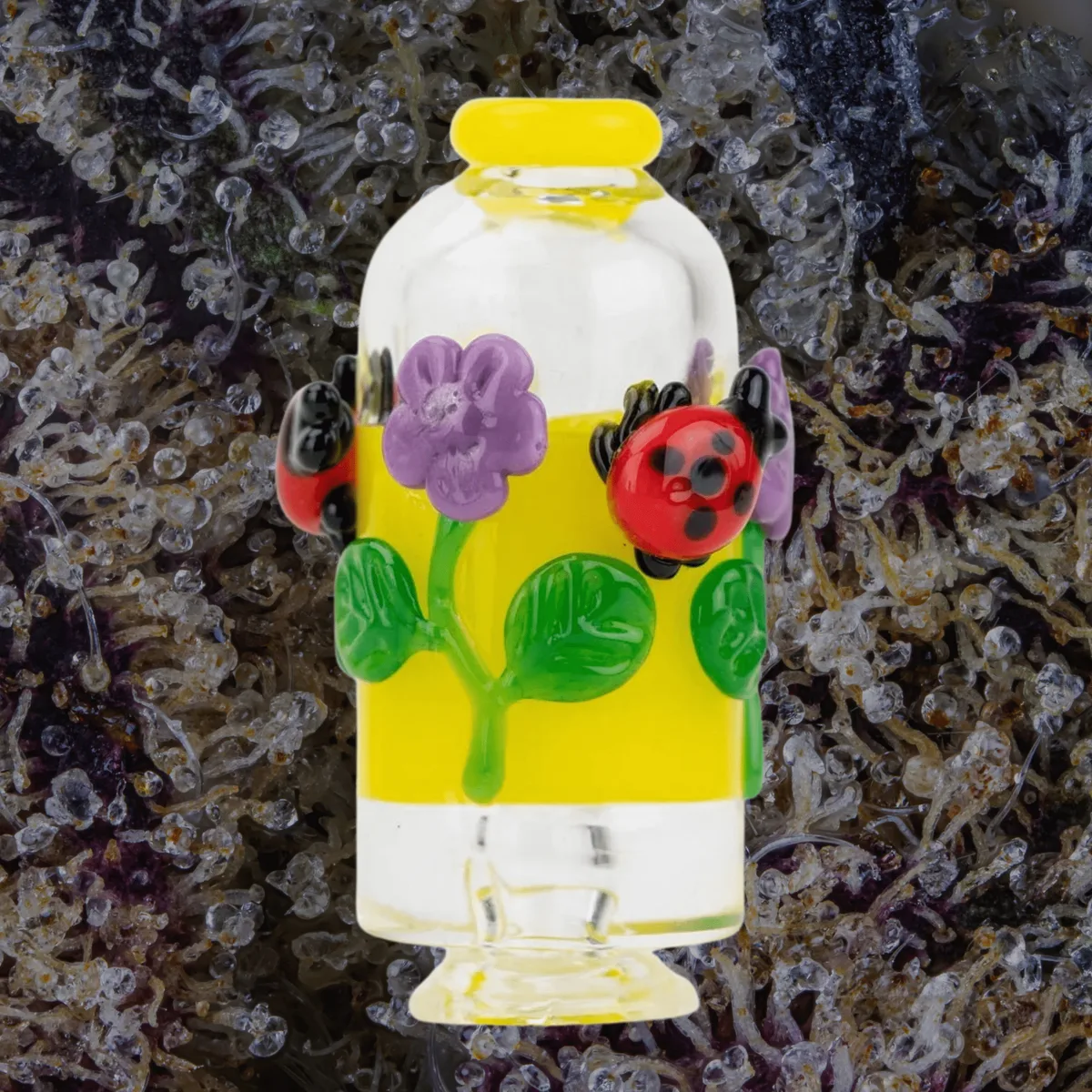 Empire Glassworks Sunshine Garden Puffco Pivot Top — glass from Trichly