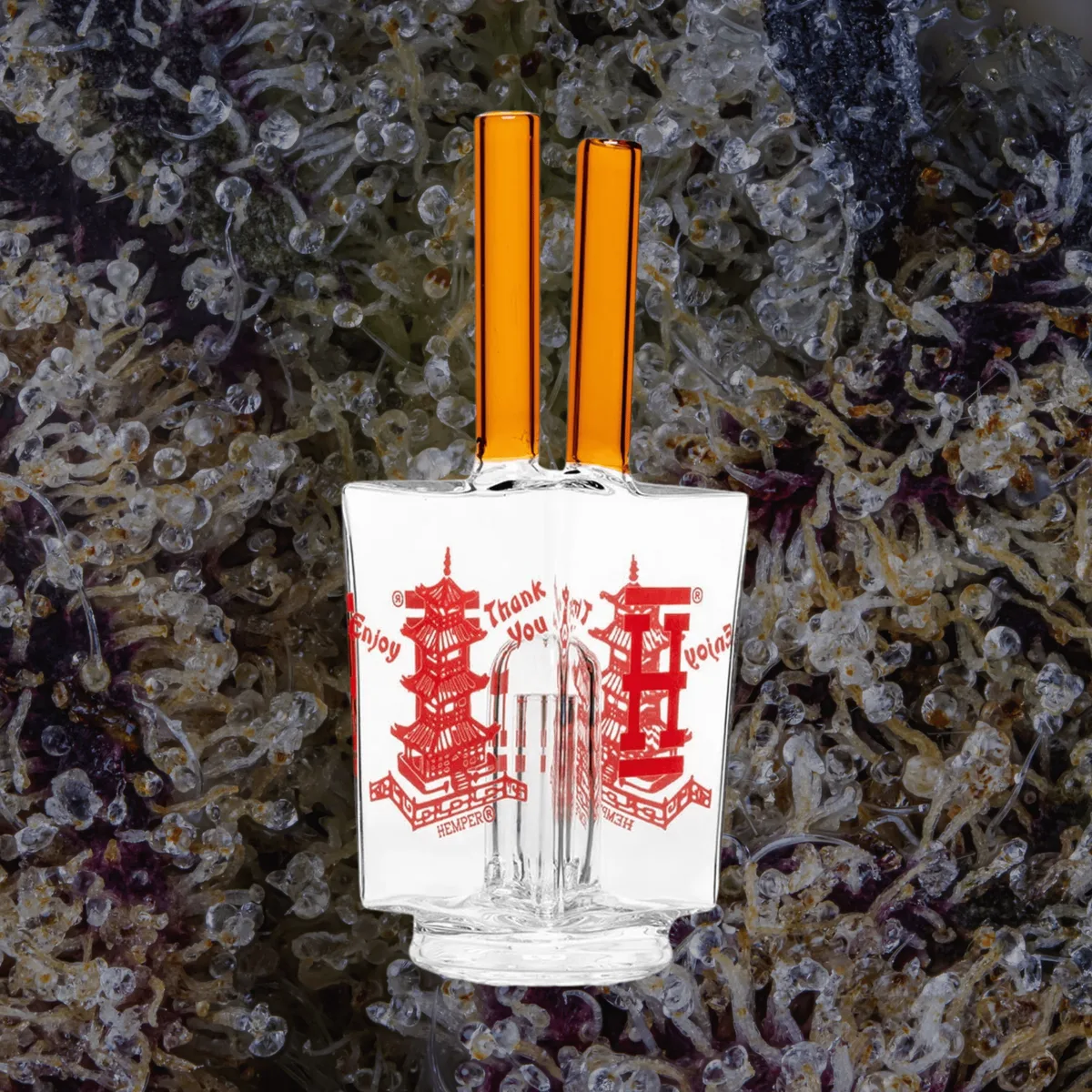 HEMPER Chinese Takeout Puffco Peak Top — glass from Trichly