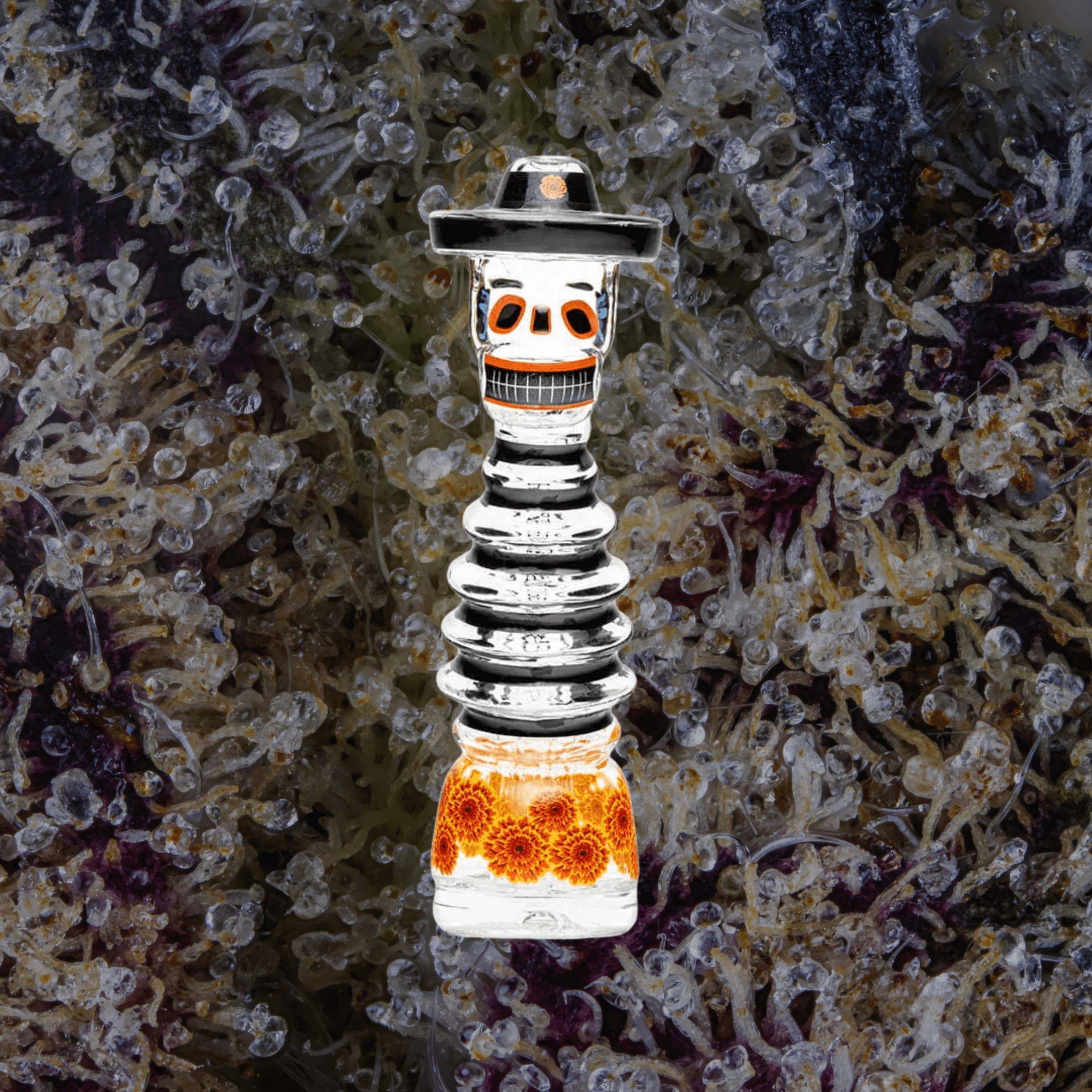 HEMPER Dia De Los Muertos Puffco Peak Top — glass from Trichly