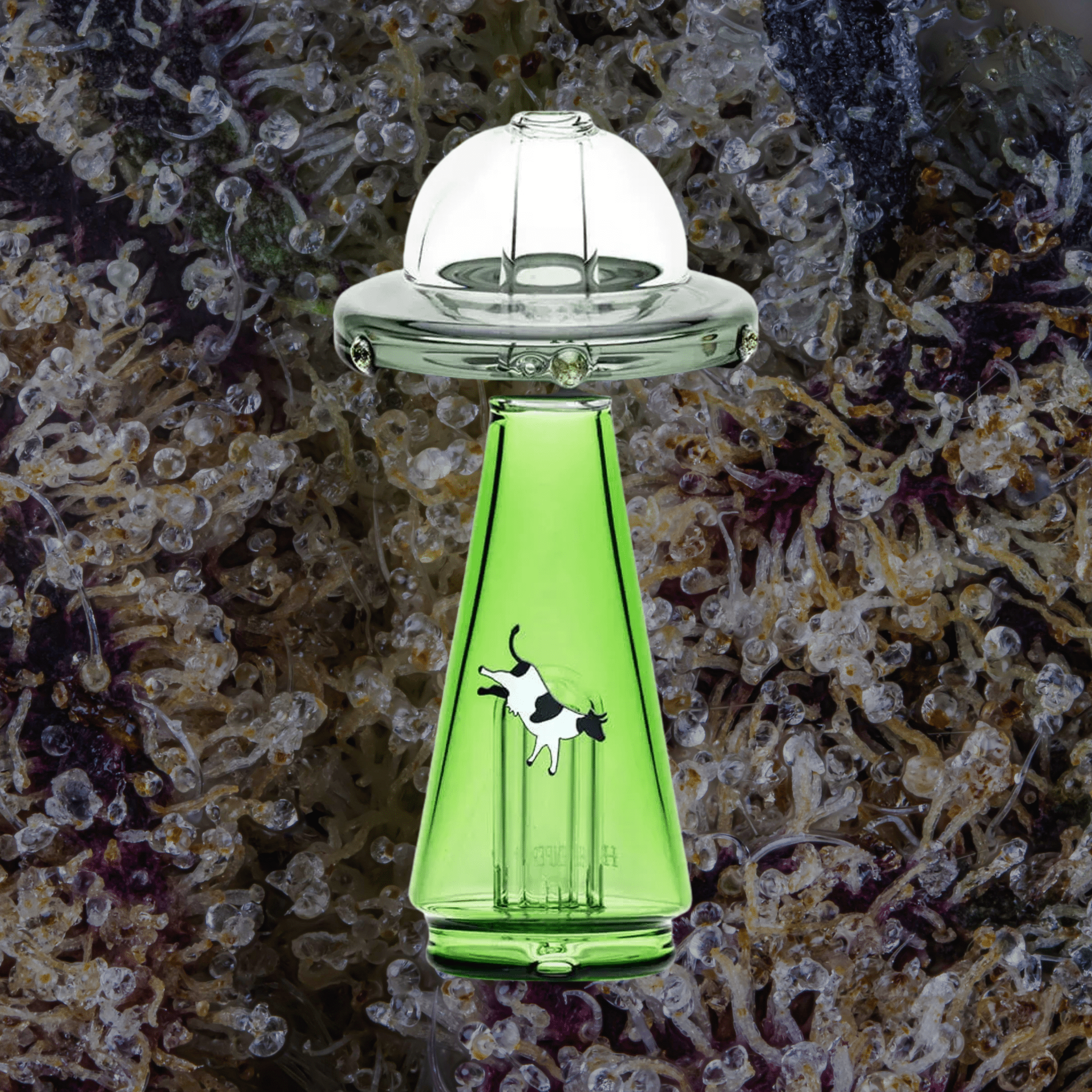 HEMPER UFO Vortex Puffco Peak Top — glass from Trichly