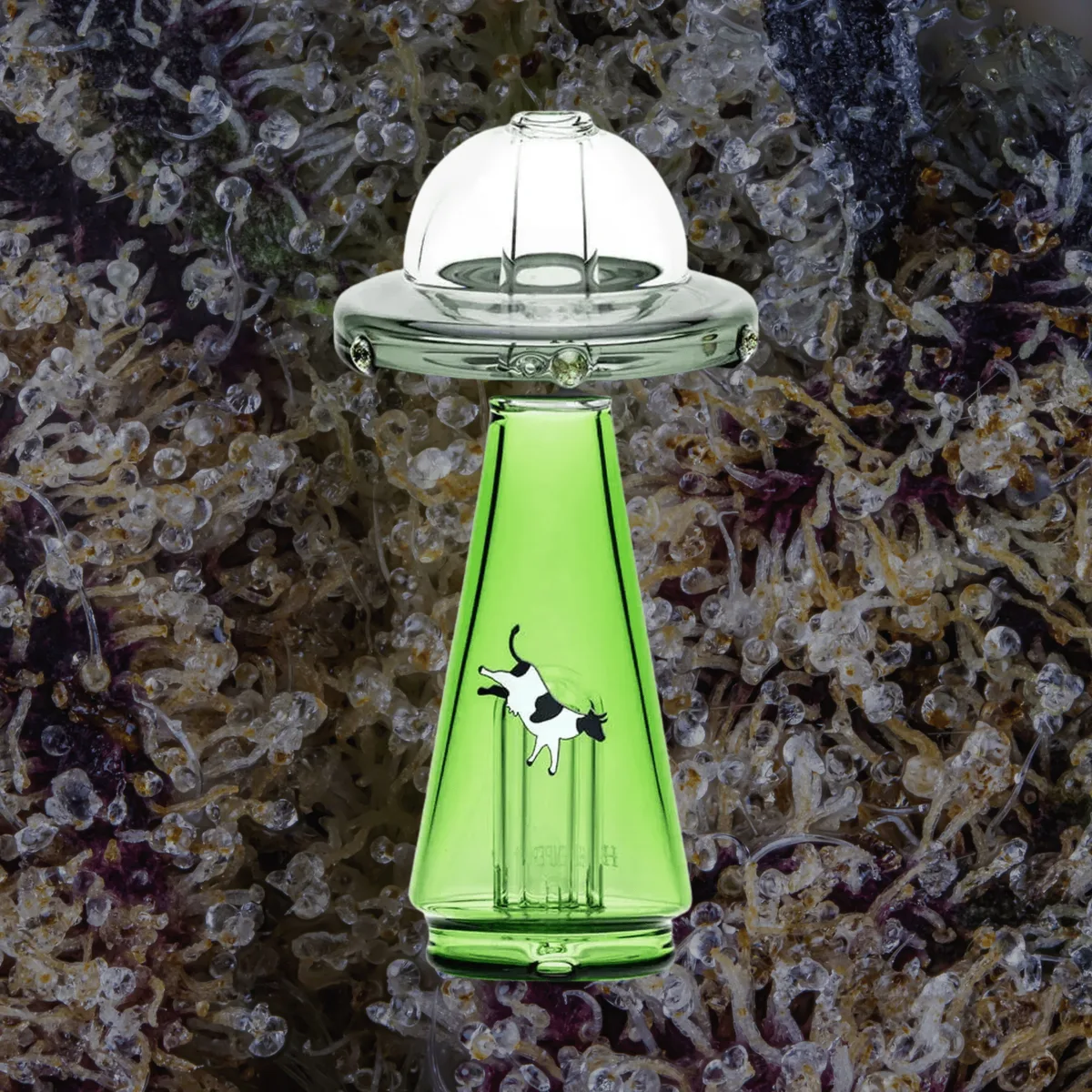 HEMPER UFO Vortex Puffco Peak Top — glass from Trichly