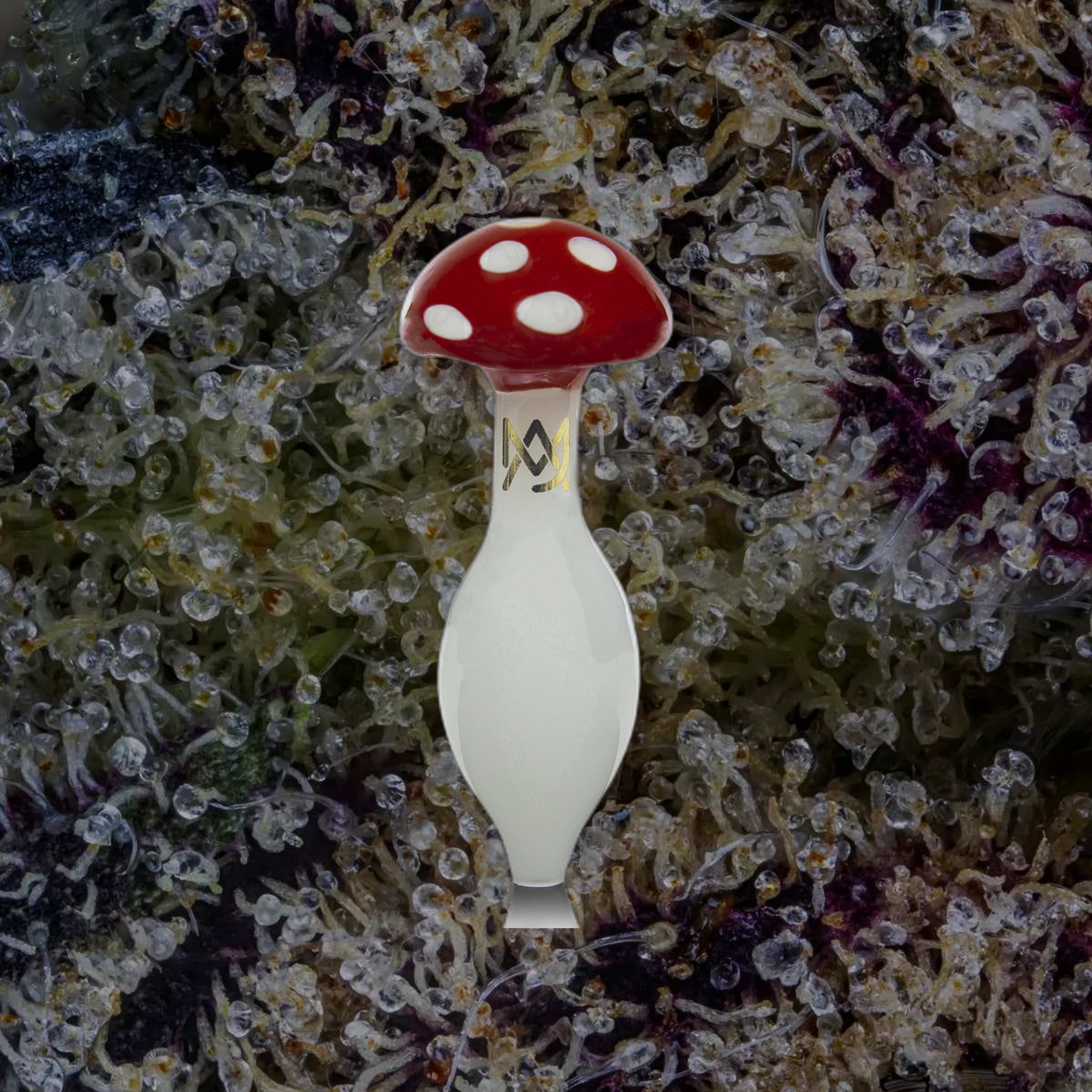 MJ Arsenal Quartz Carb Caps Flat Bubble Spinner