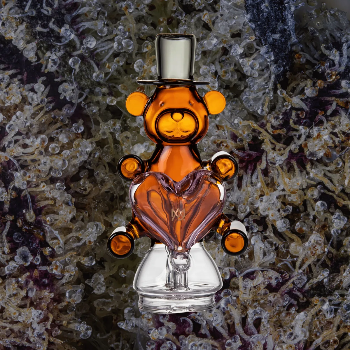 MJ Arsenal Teddy Puffco Peak/Peak Pro Top — glass from Trichly