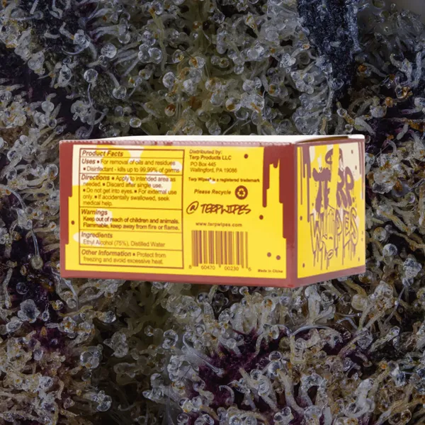Terp Wipes 70-Pack, cleaning from Trichly photo 2